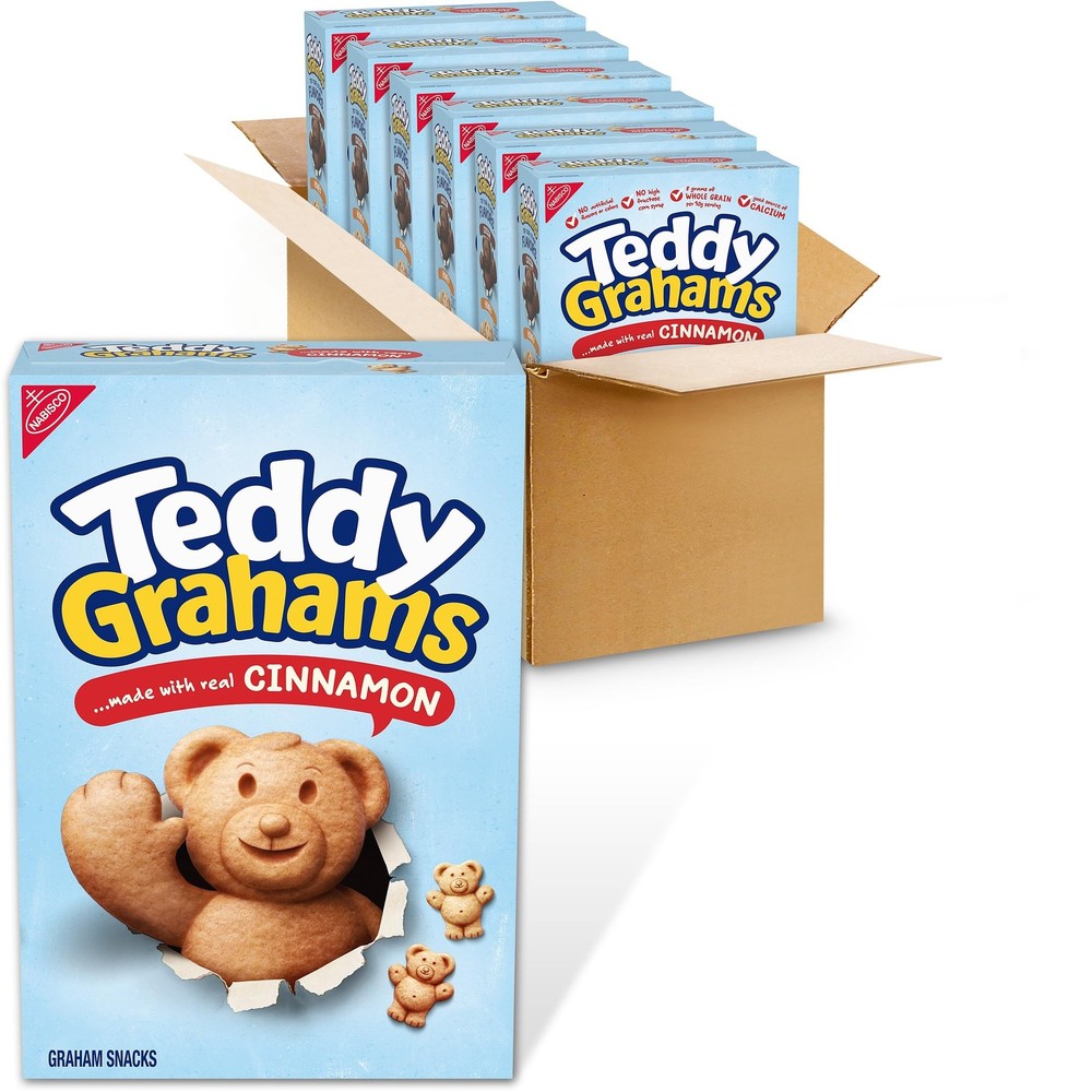 Cinnamon Graham Snacks, Bulk Kids Snacks, 6 - 10 oz Boxes
