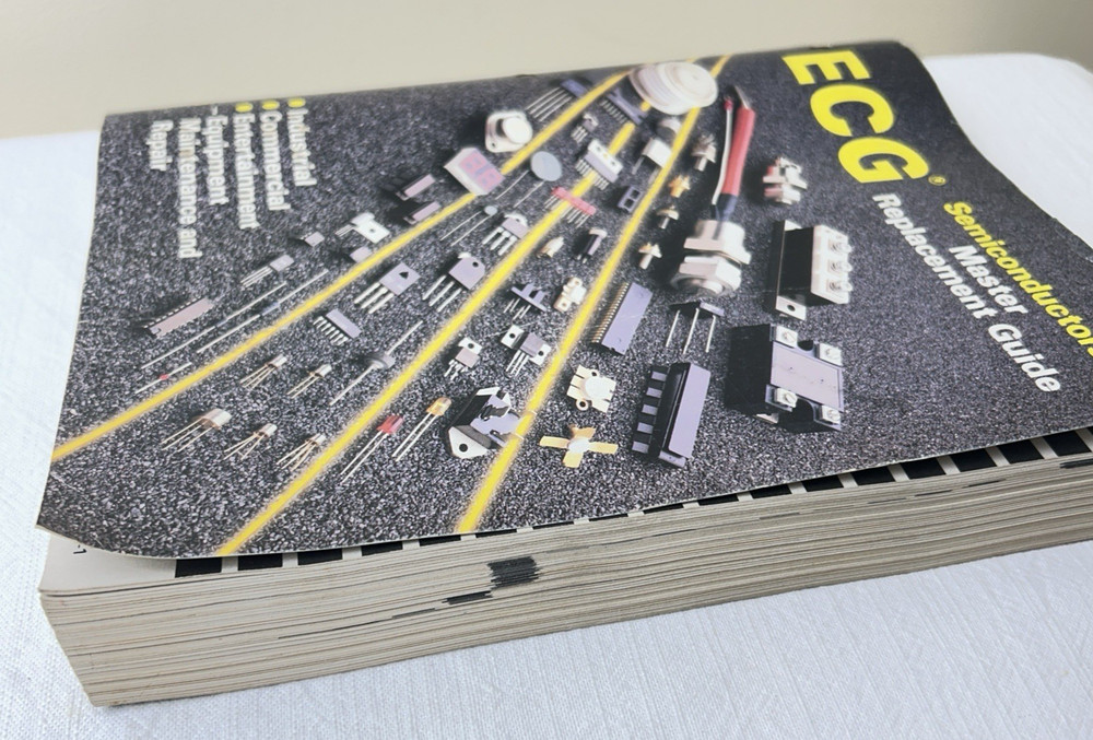Vintage 1987 ECG Semiconductors Master Replacement Guide Catalog