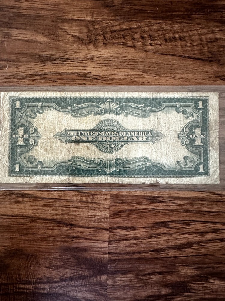 1923 $1 One Dollar Silver Certificate Note Horse Blanket Large Size Banknote