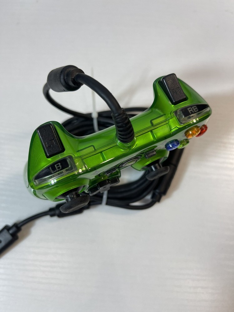 Power A Mini Green Liquid Metal Controller for Xbox 360