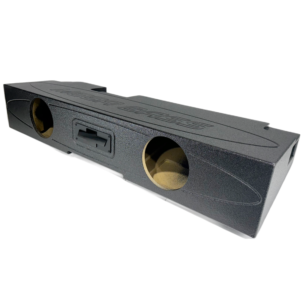Silverado Sierra 14-18 Crew Cab Subwoofer Box Enclosure 2x8 Ported Front Fire