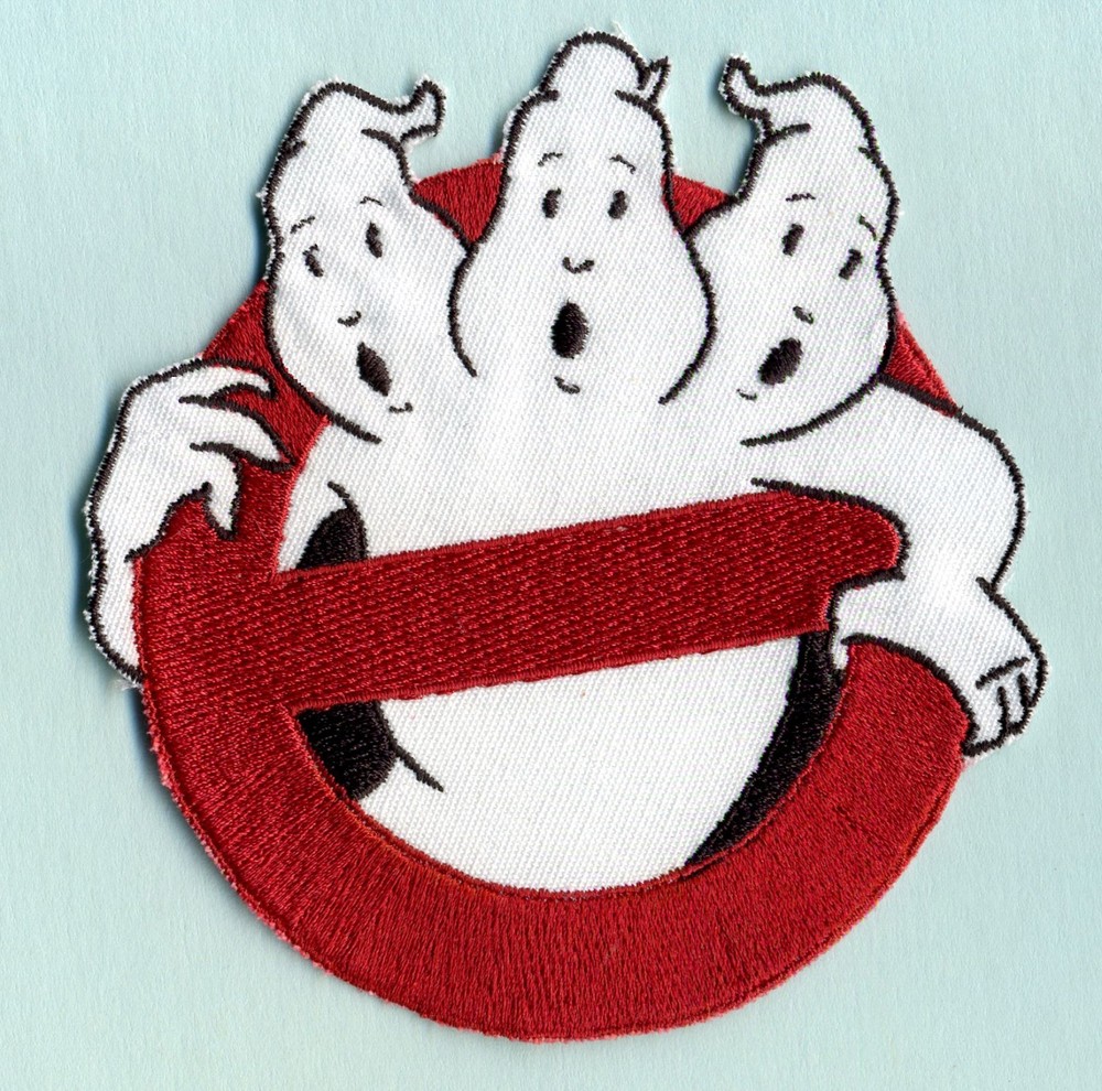 Ghostbusters 3 Headed Style No Ghost Embroidered Iron-On Patch
