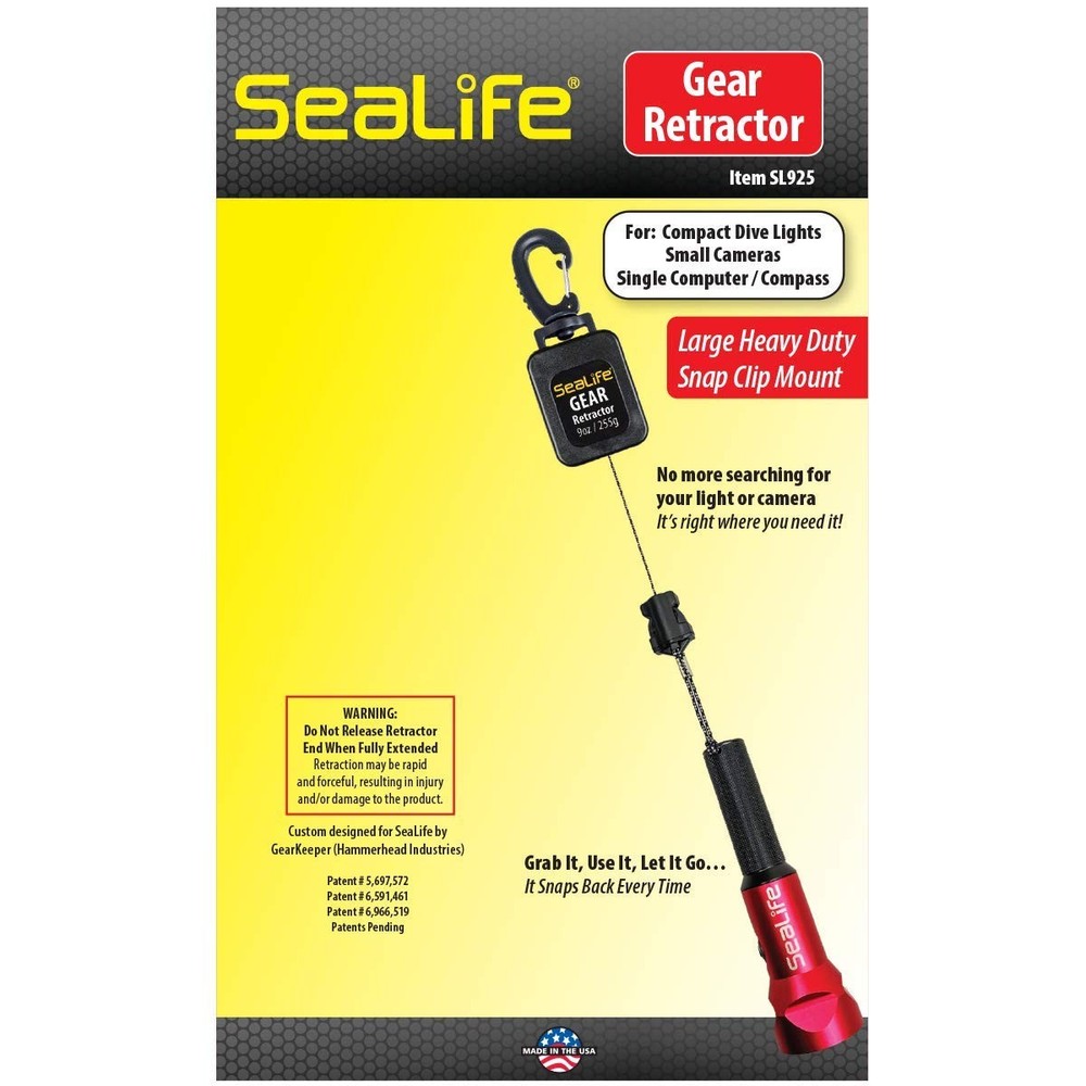 Compact Underwater Retractor 9 oz. retraction force