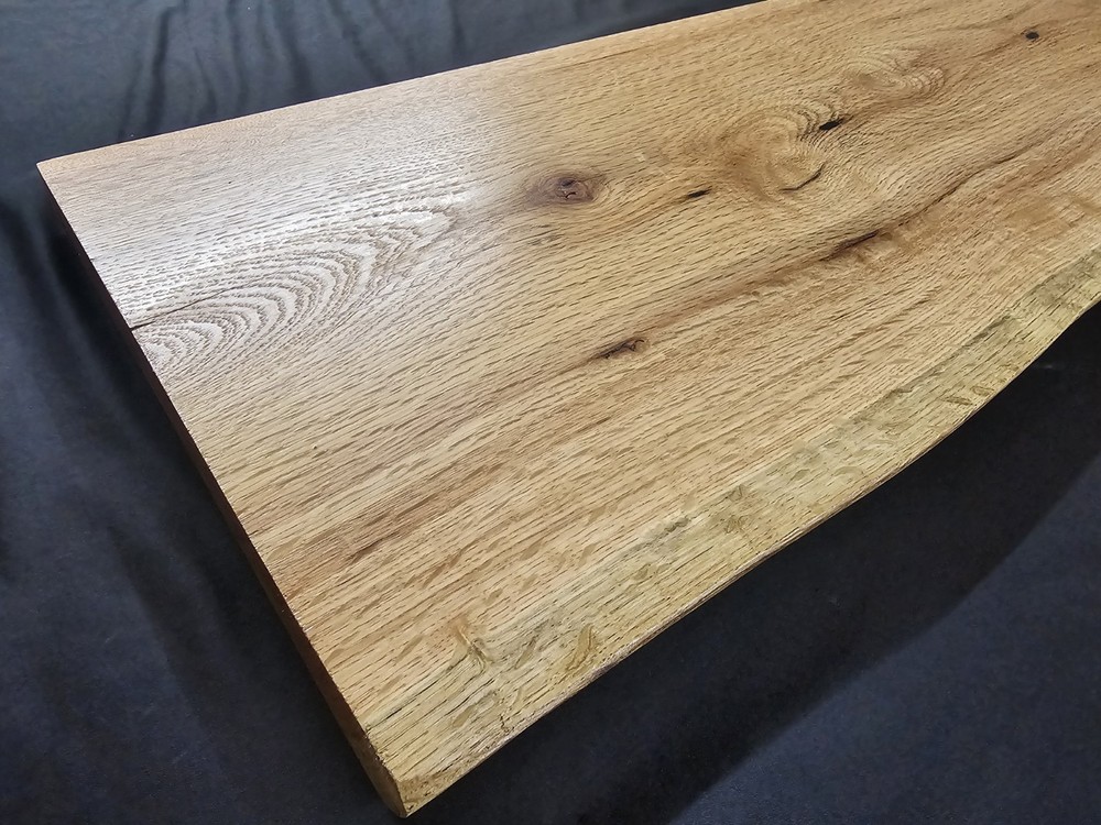Live Edge Red Oak With Black Epoxy #RO12