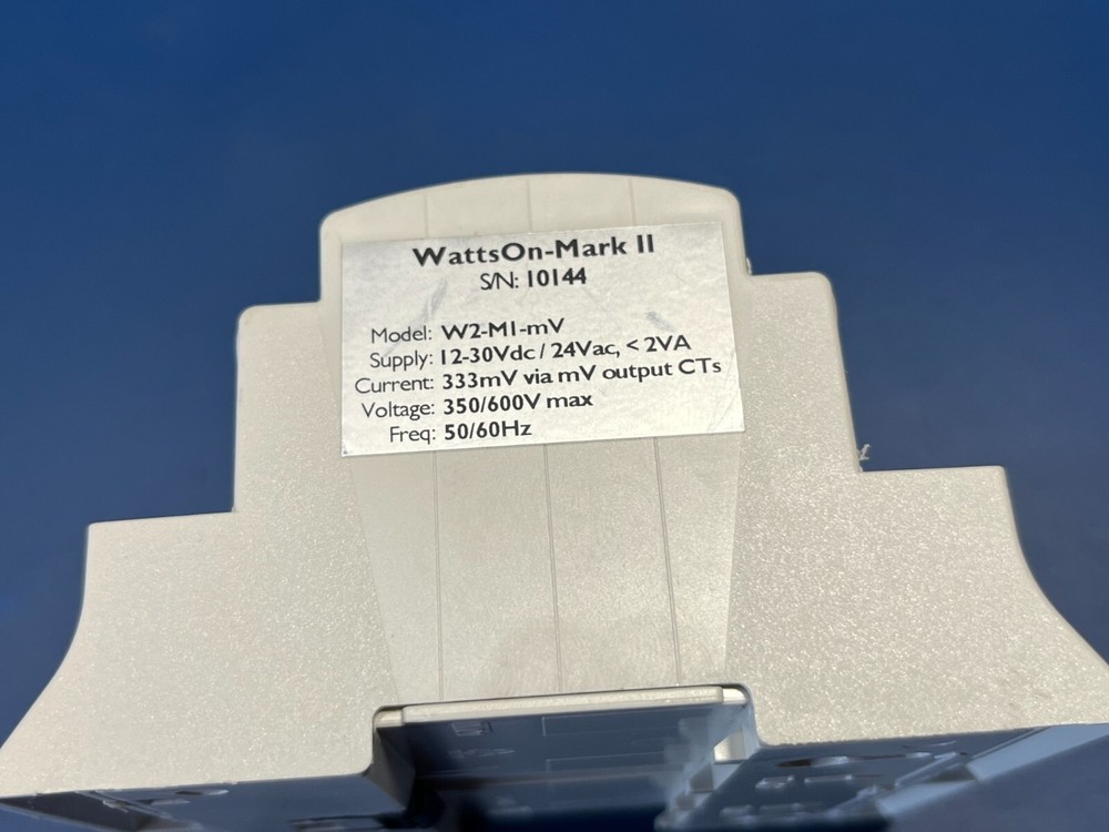 ELKOR WATTS ON MARK-II W2MI-mV ENERGY METER