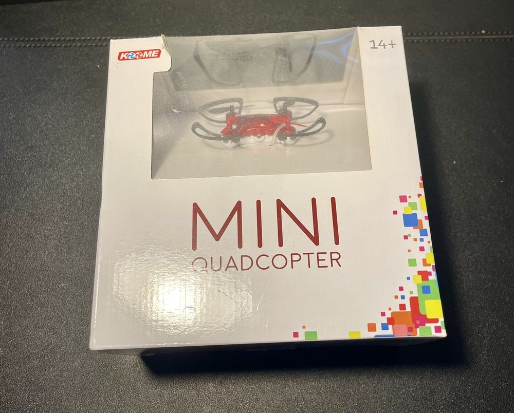 KOO ME Mini Quadcopter Red Remote Control NIB