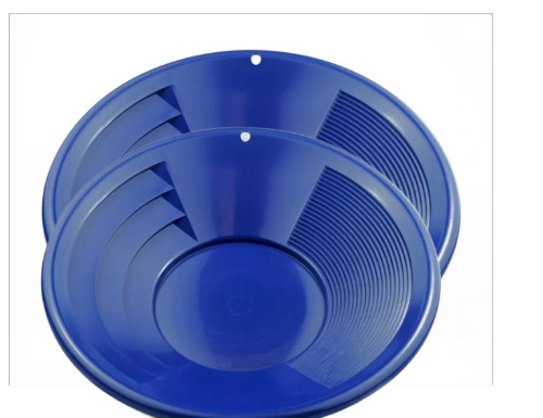 2-PACK 14" PANNING GOLD PANS - BLUE