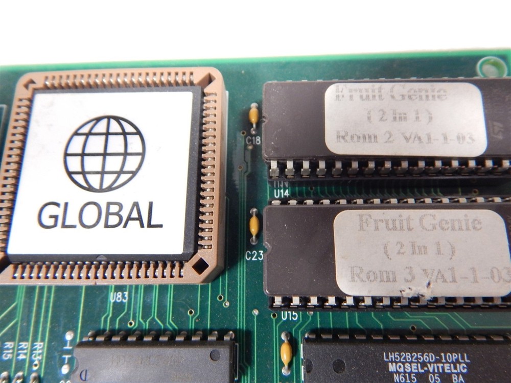 Global Fruit Genie 2 PCB N0-006E Arcade Game Board Defective AS-IS