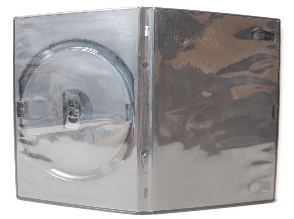 Genuine Amaray Textured 1-Disc Single 14mm Black DVD Replacement Case Shell NEW