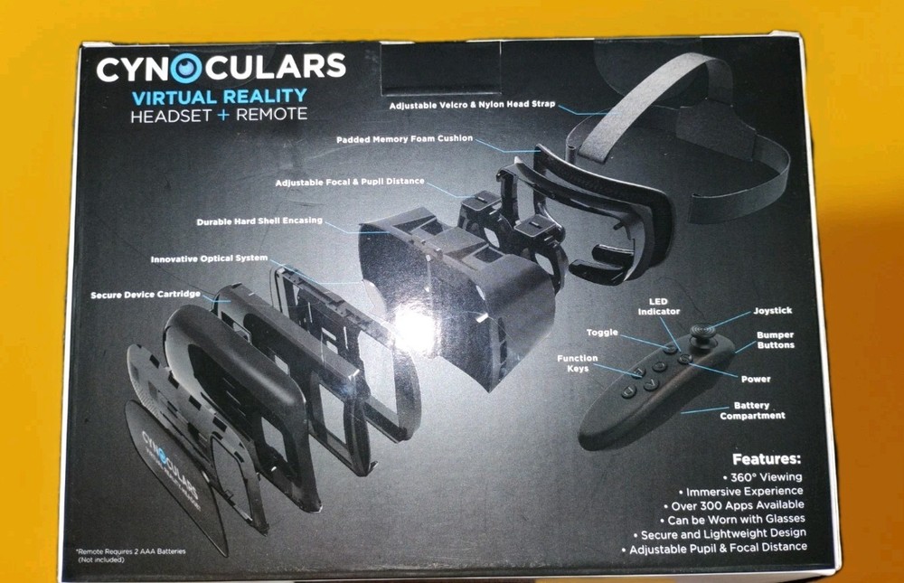 Hype Cynoculars Virtual Reality (VR) Headset Tested