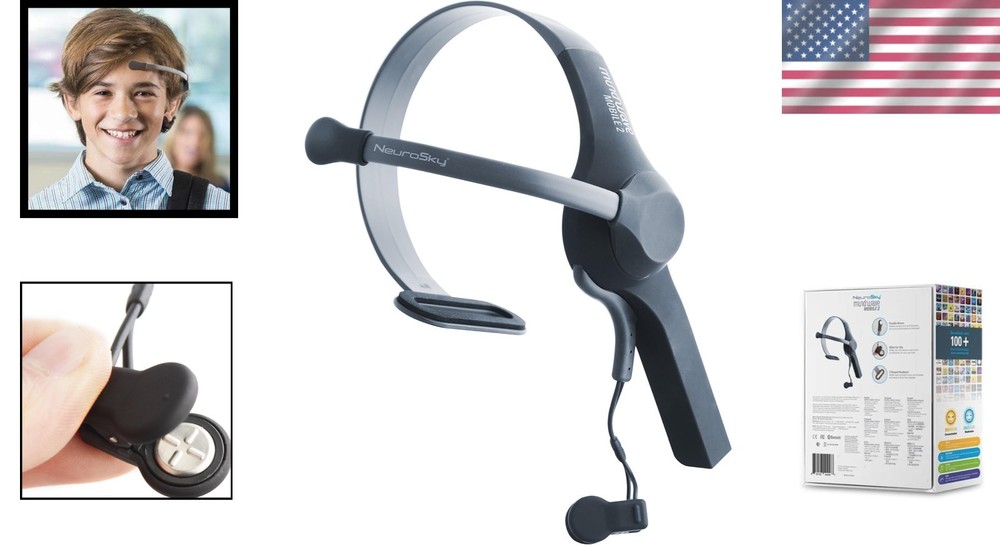 MindWave Mobile 2 EEG Headset - Wireless Bluetooth Brainwave Meditation Trainer