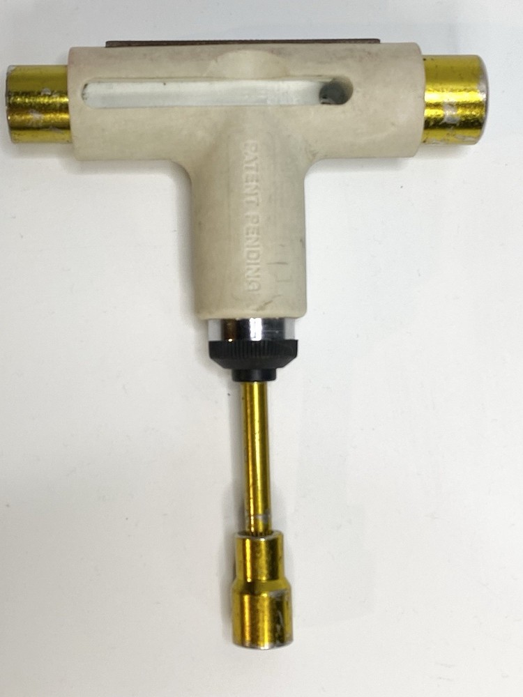 Silver Skateboard Tool Beige/Gold/ Chrome