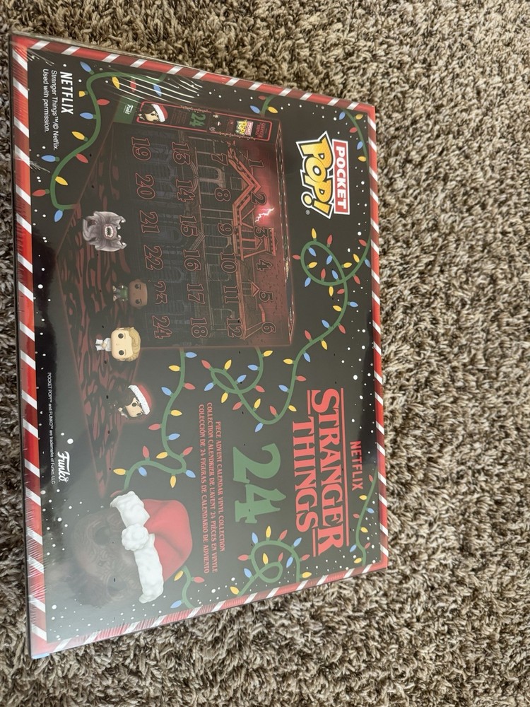 Funko pop Stranger Things 24 Day Count Down Holidays Advent Calendar