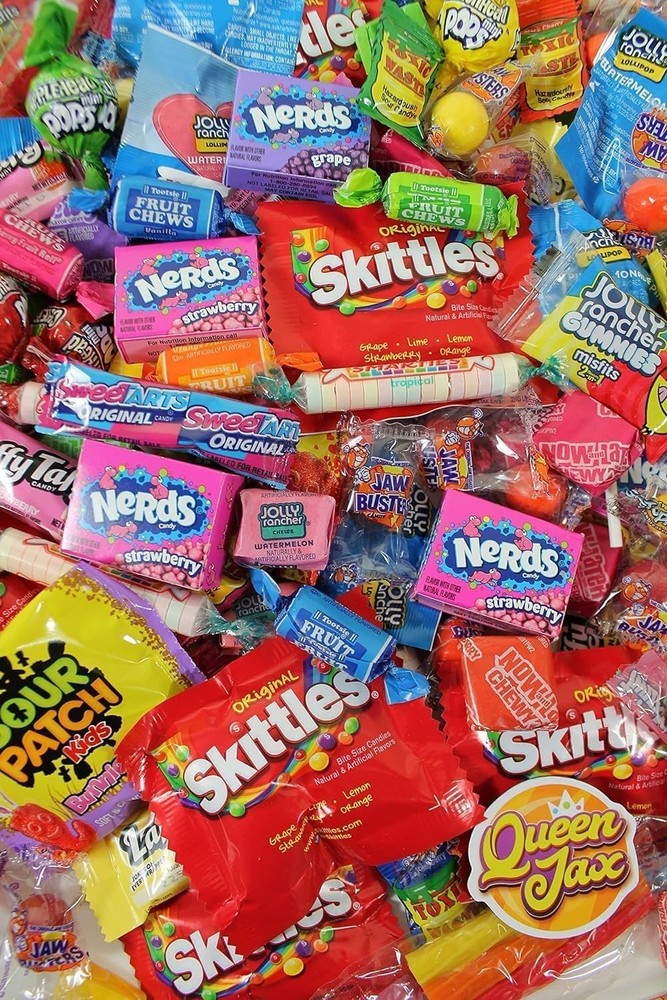 Variety Candy Pack - 2 LB Assorted Party Mix - Individually Wrapped Bulk Candy -
