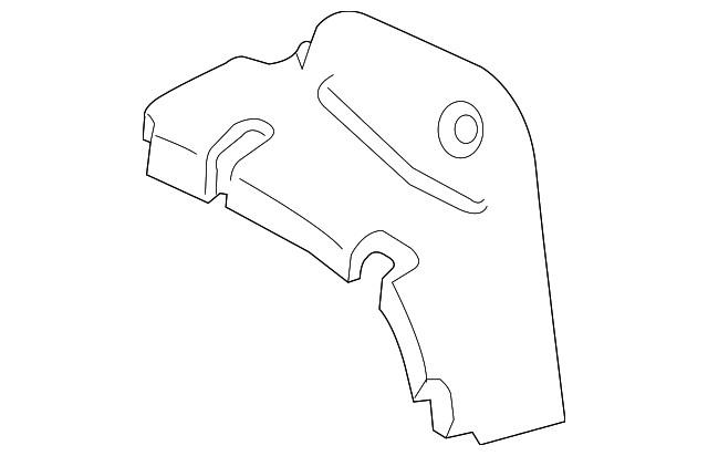 Genuine GM Rear Driver Side Wheelhouse Panel Insulator 84205518
