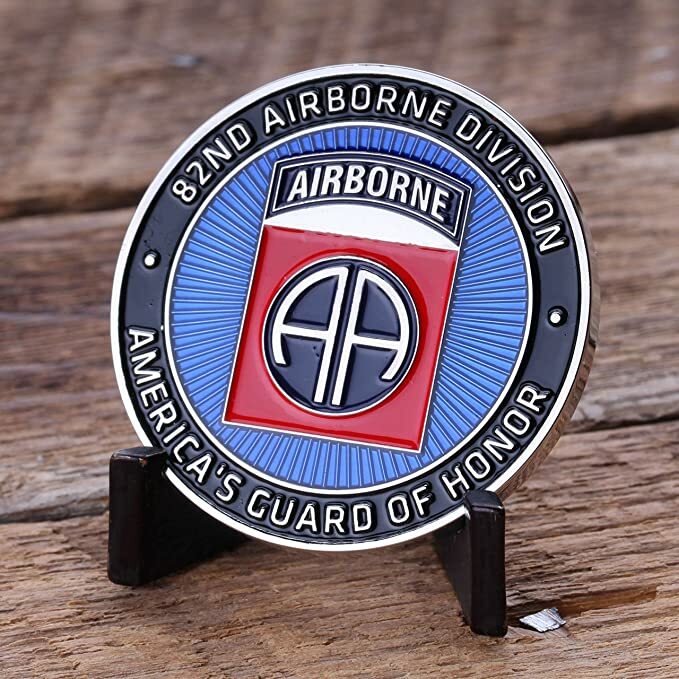 82nd U.S. Army Airborne Challenge Coin