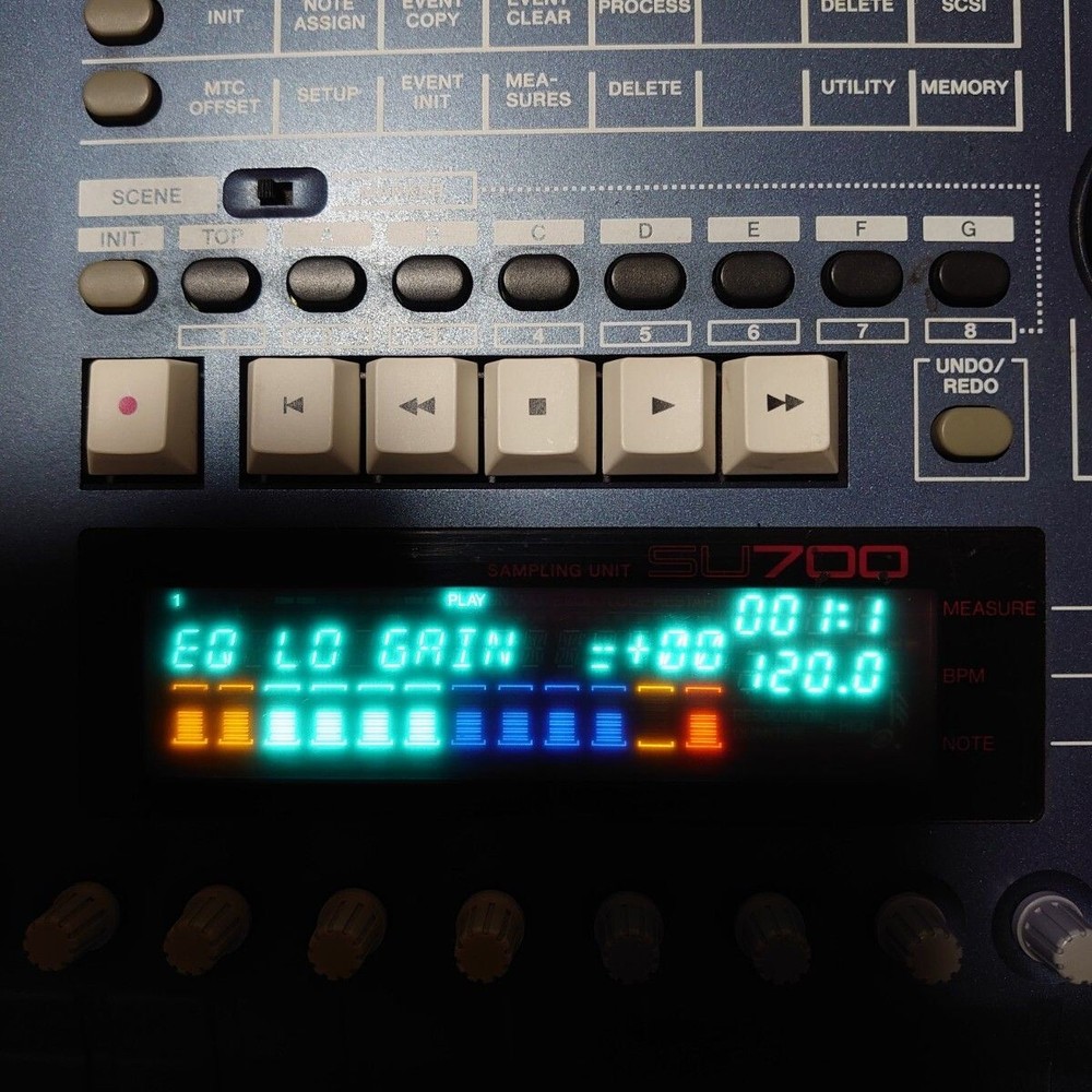 Yamaha SU700 Sampling Sampler Sequencer Used Tested
