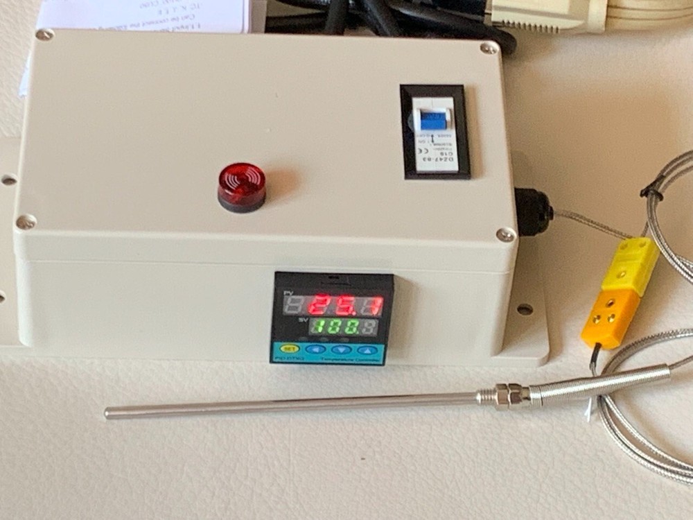 Plug & Play PID Temperature Controller Box SSR Out put Control with 6" Tip Probe