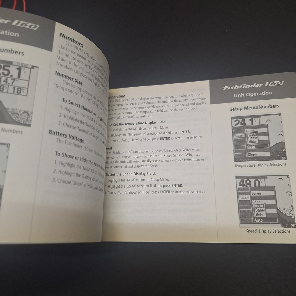 Garmin 160 Operation Instructional Manual