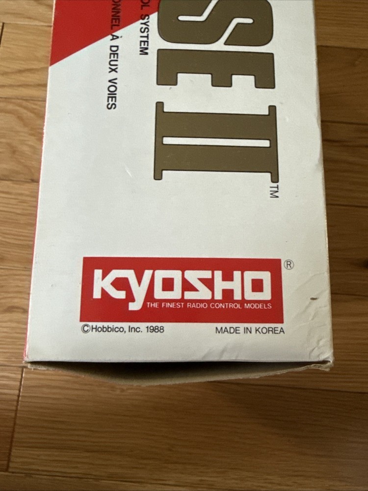 Kyosho Impulse II RC Transmitter w/ Box & Manual | Untested | 26.995 MHz