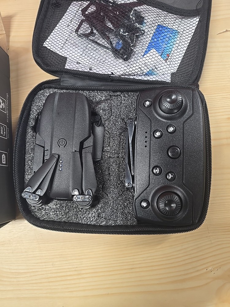E99 Drone Pro 4K Single Camera with Case in Black