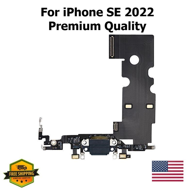 Charging Port Flex Cable  Microphone Replacement for iPhone SE 2022 SE 3