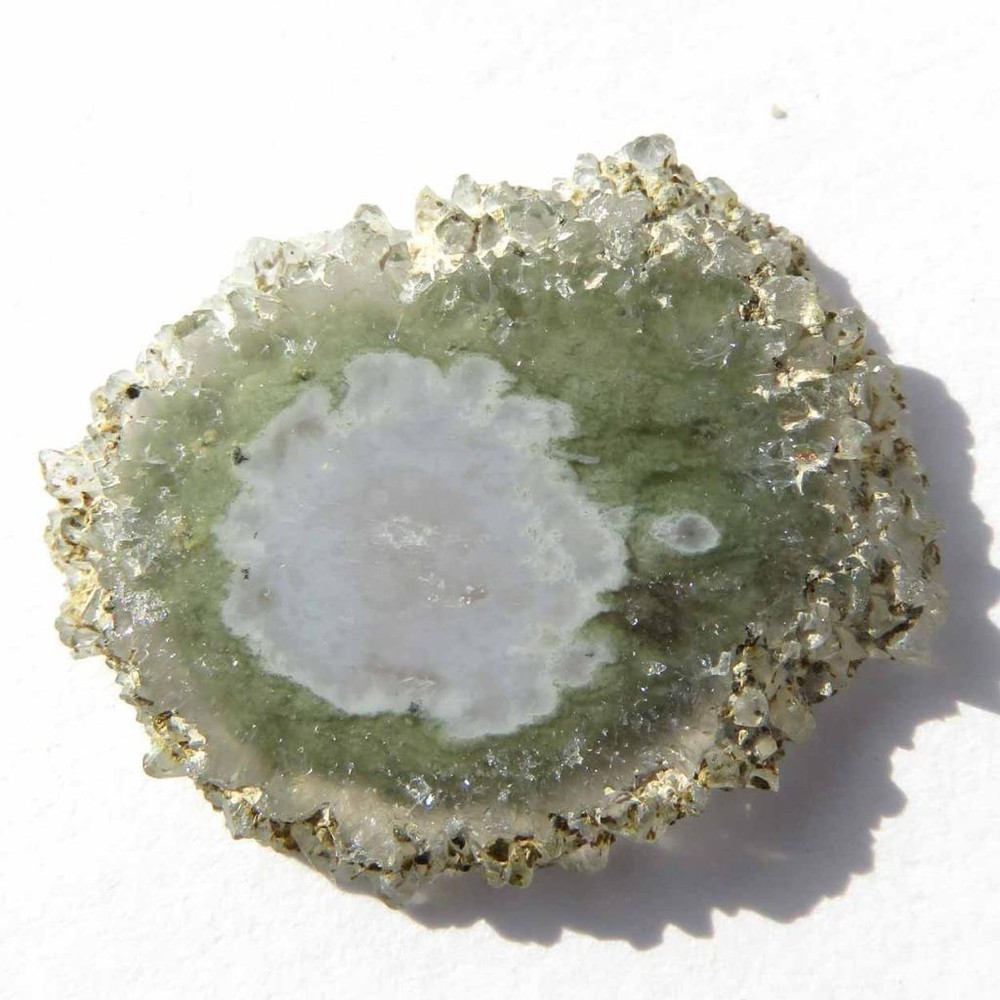 Stalactite Flower Slice  Polished Both Sides    VX667