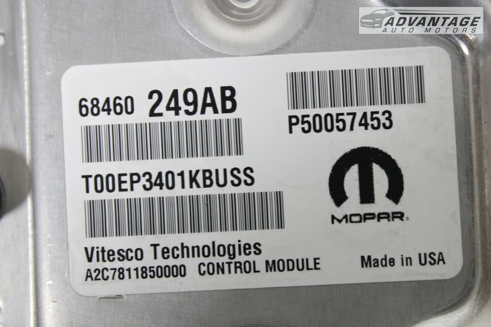 2021-2022 RAM PROMASTER CITY 2.4L ECM ENGINE COMPUTER MODULE BRAIN OEM