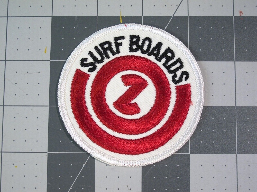 vtg Surfing ephemera - patch Con Surfboards circle