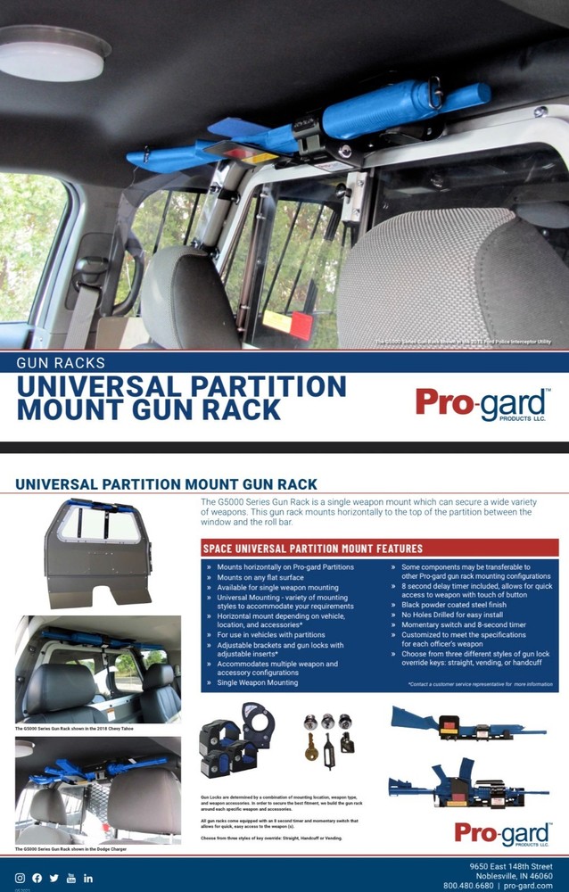 Pro-Gard (G5000UT) Weapon Mount System (NEW, Open Box)