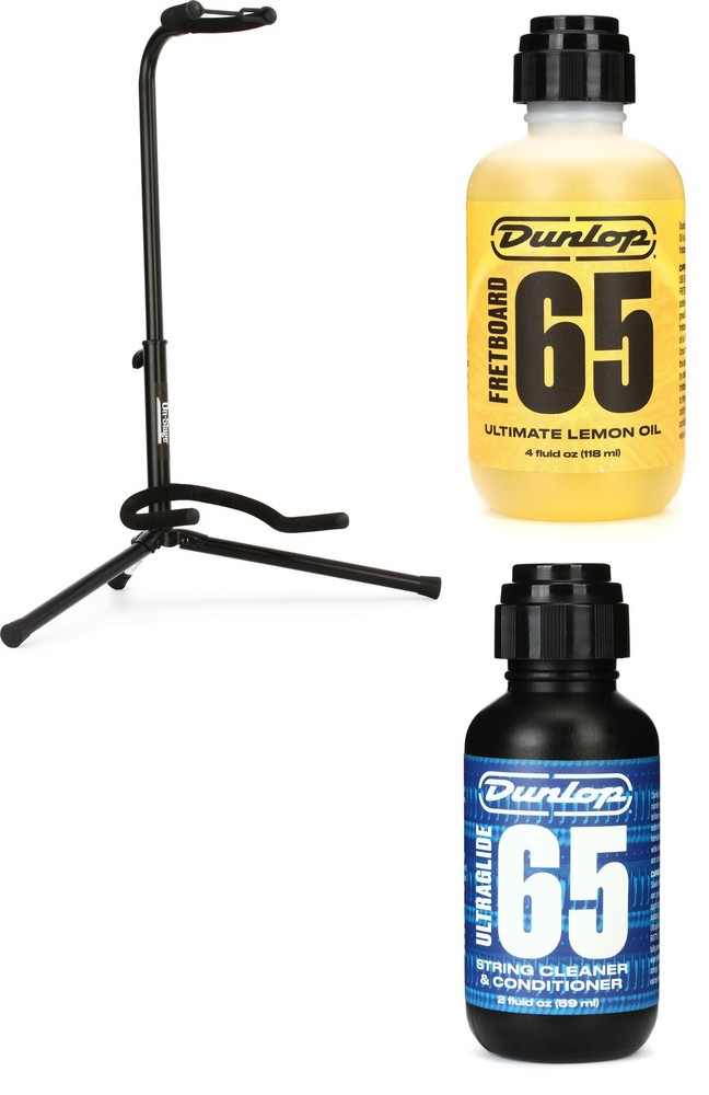 On-Stage TMP-XCG-4 + Dunlop 6554 + Dunlop 6582 Value Bundle
