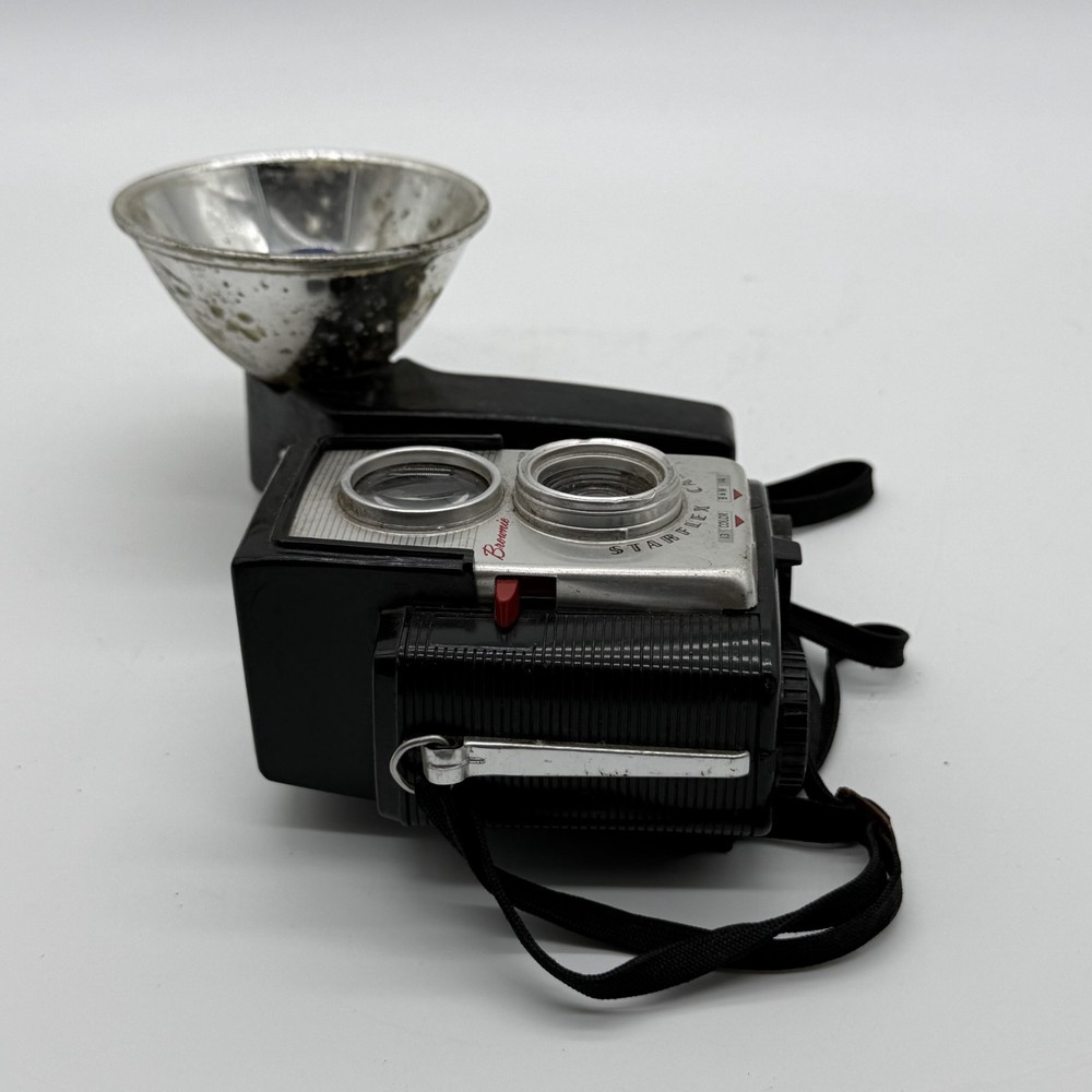 Kodak Brownie Starflex Camera with Flash Vintage Untested