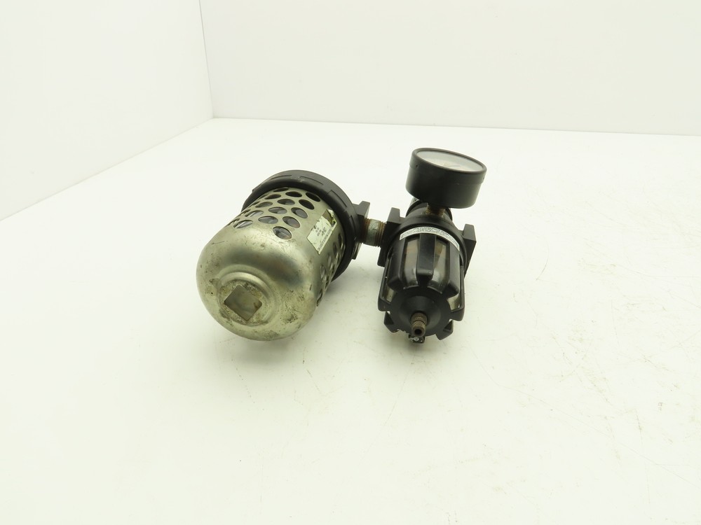 Master Pneumatic Detroit Filter Regulator Lubricator Combination 1/2" NPT