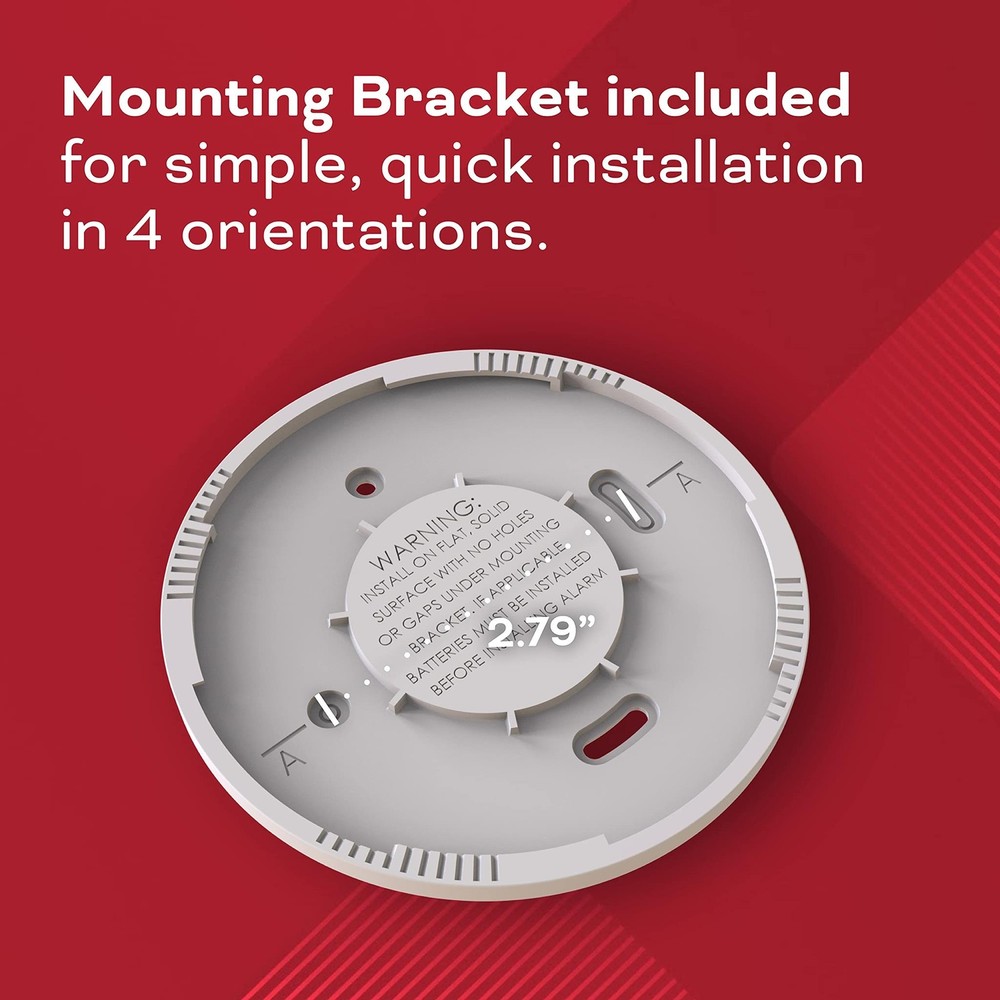 Kidde Smoke & Carbon Monoxide Detector, AA Battery Powered, LED Warning Light In