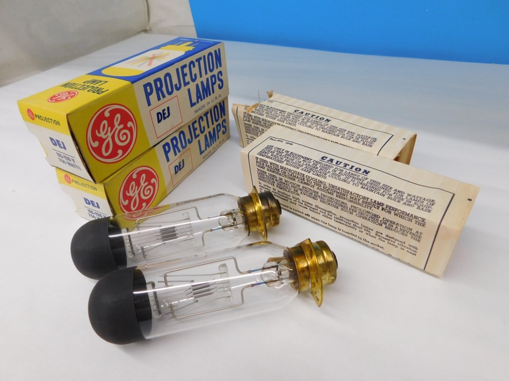 2pcs DEJ Projection Lamp Projector Bulb General Electric