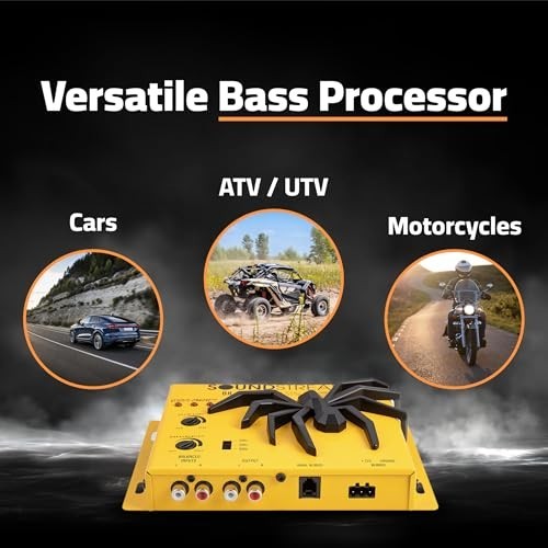 Bass Restoration Processor with Parametric Equalizer, Digital Car Audio Bass Enh