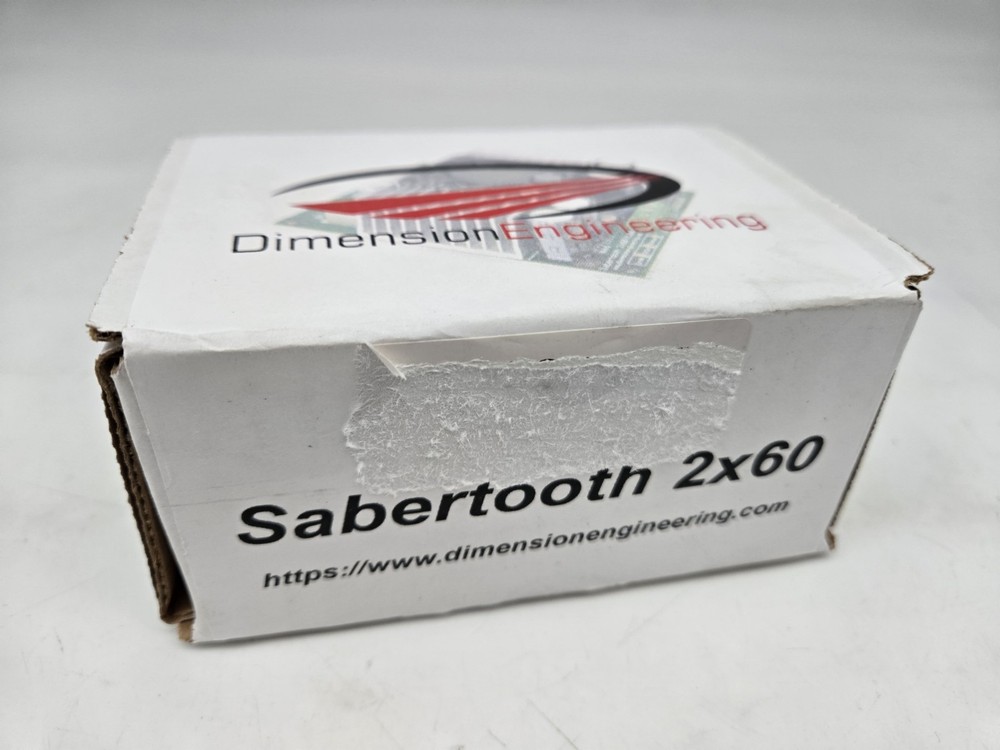 Sabertooth dual 60 Amp motor driver 2x60 Dimension Engineering
