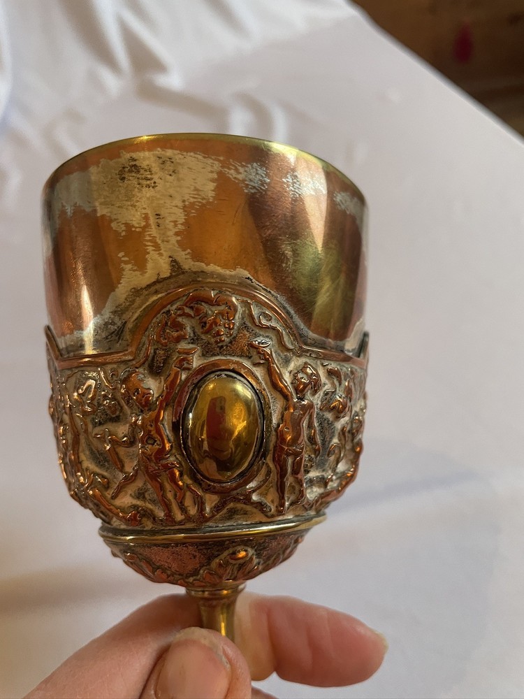 Antique Silver Plated Goblet Hallmarked