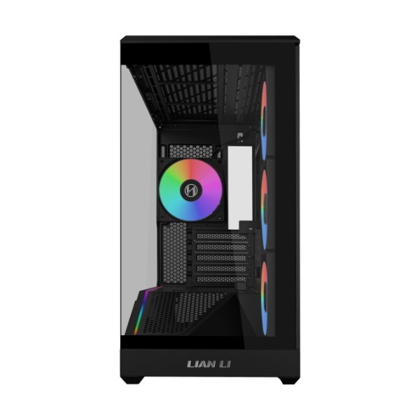 Lian Li VECTOR V100 MINI Micro Form Factor Compact Case Micro-ATX Black V100RMIX