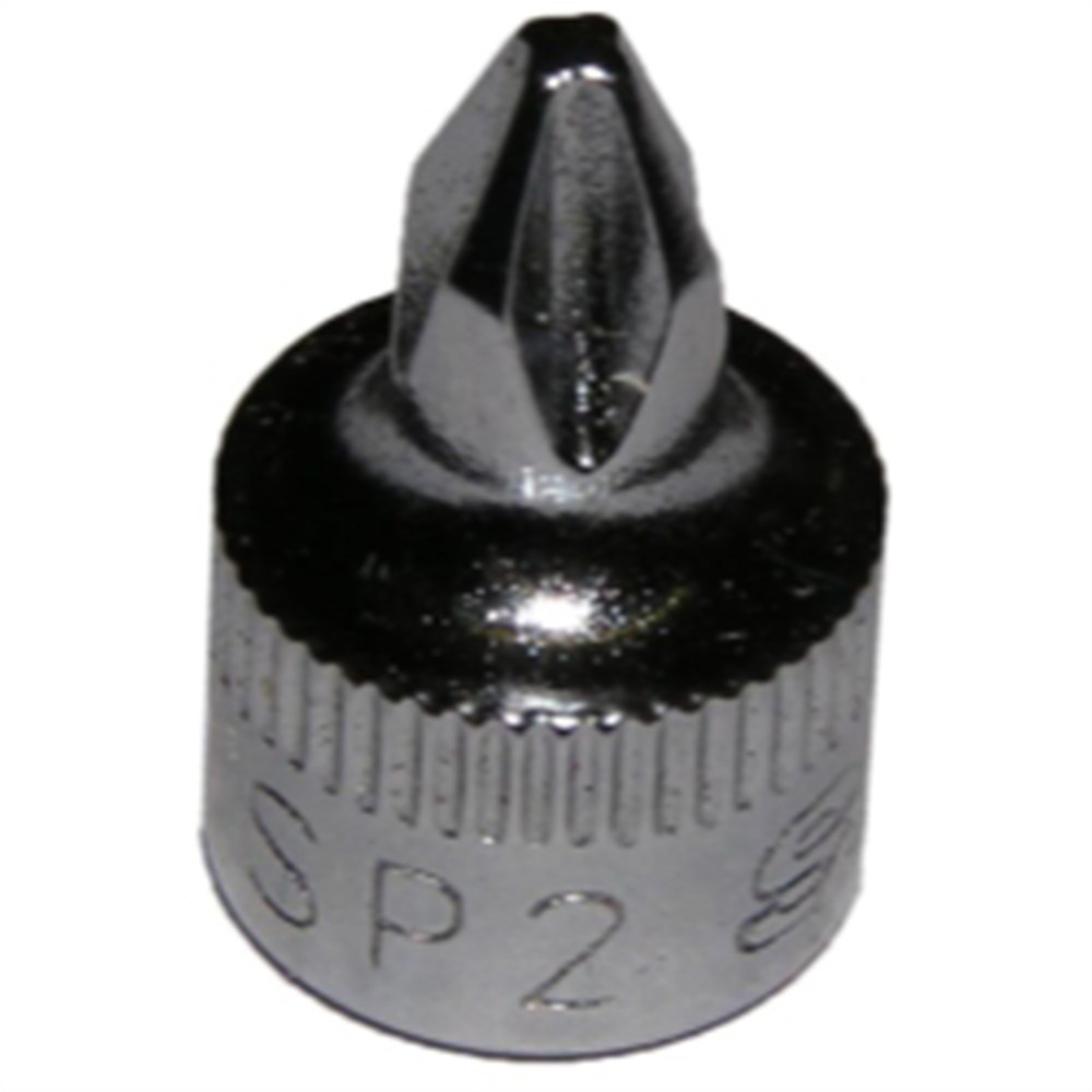 VIM Tools Stubby Philips Driver, P2 Tip, 1/4 Inch Square Drive