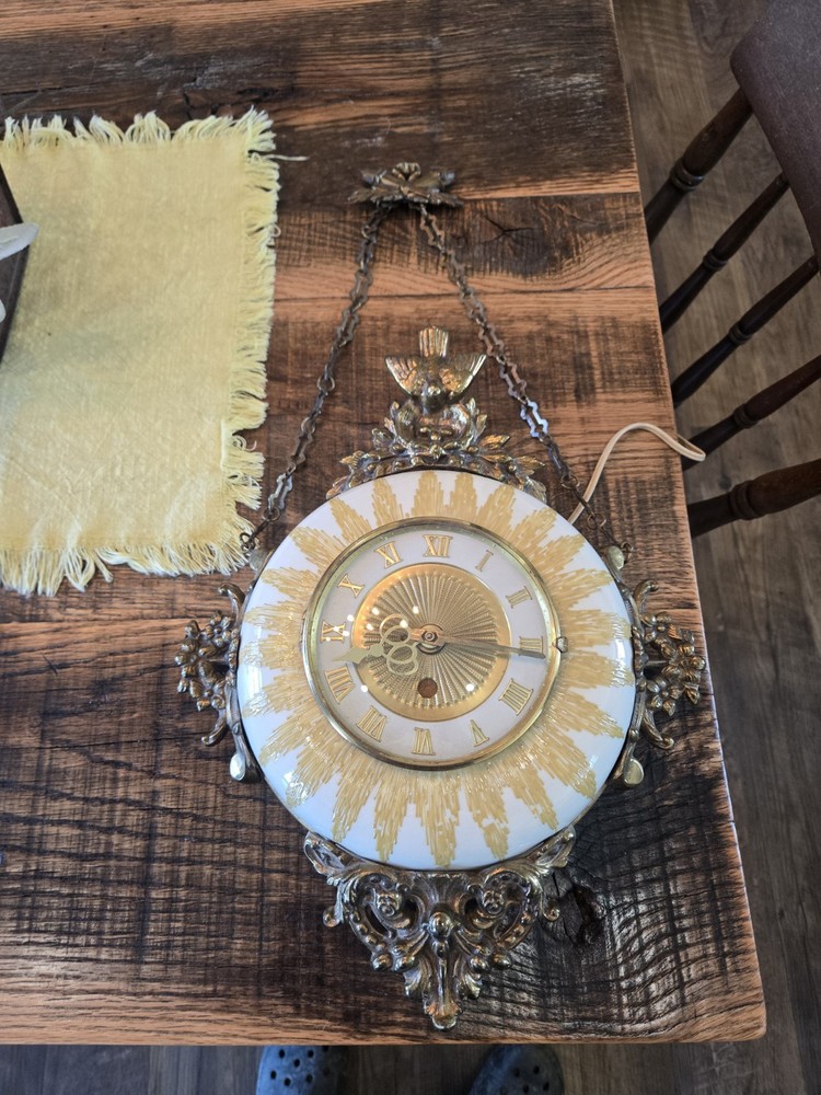 Old Brass Clock