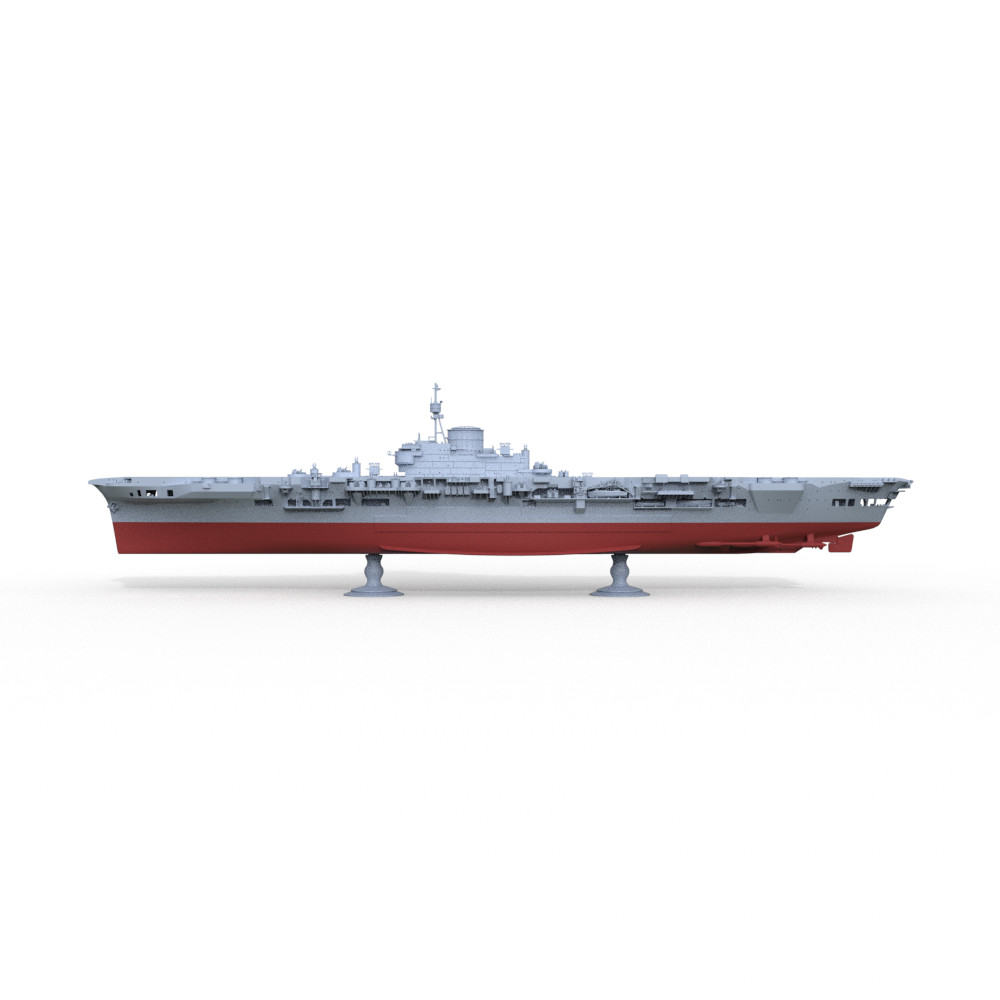 1/2000Military Model Kit British HMS Implacable Class Aircraft Carrier Full Hull