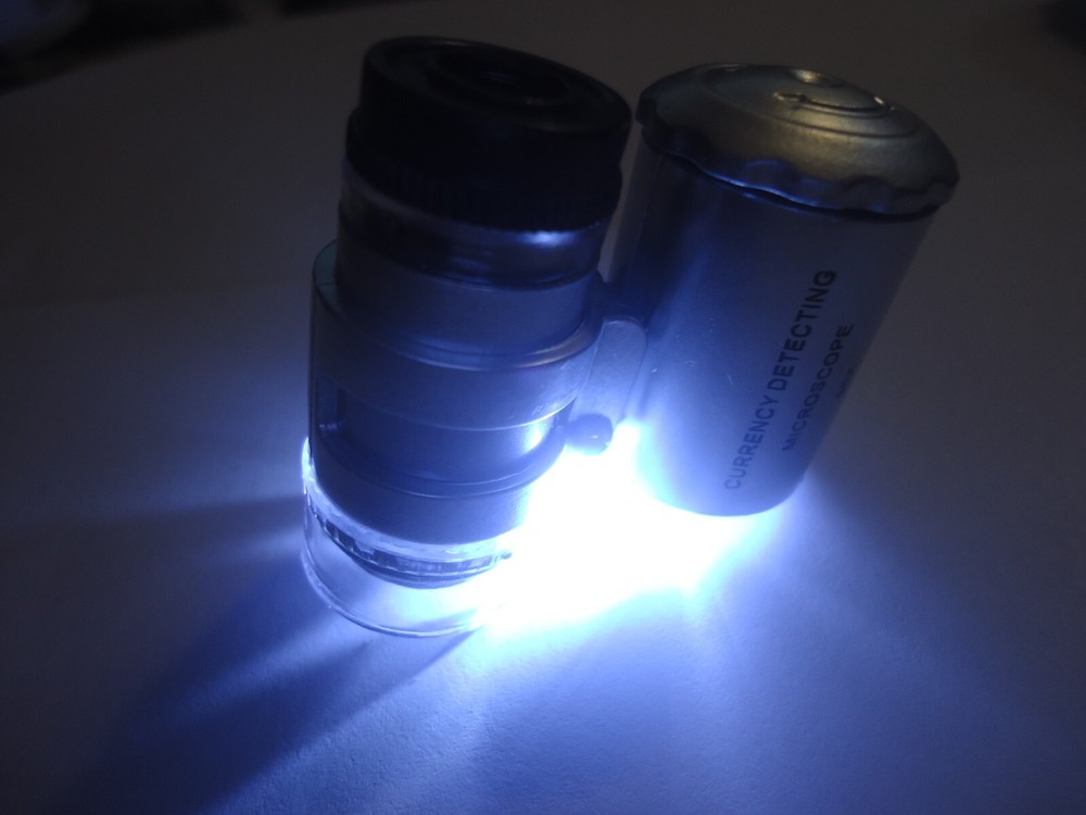 1- 60x microscope blue light white light with cases#07