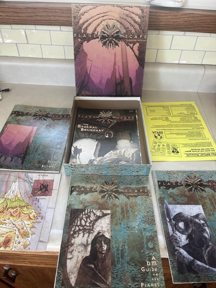 Original AD&D PLANESCAPE Boxed Set Campaign Setting Complete Mint! HTF Pics TSR