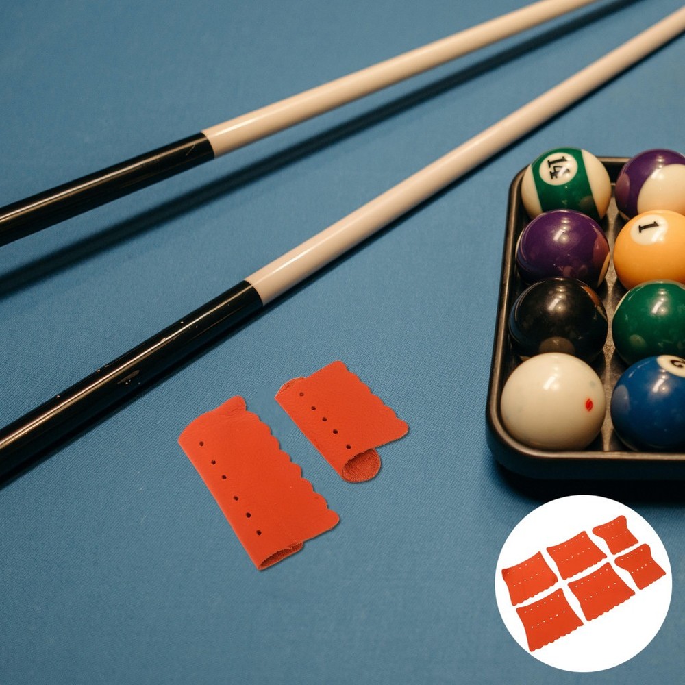 6 Pcs 台球桌 角球 Replacement for Pool Table Billiard Liners Corner Plate