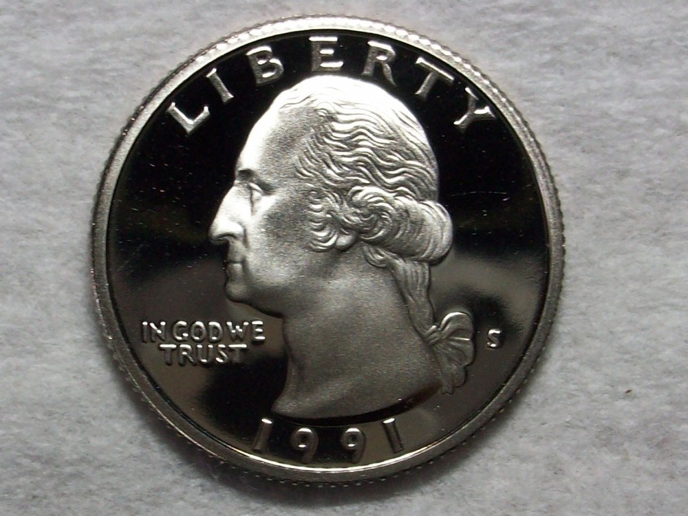 1991 S Washington Quarter Clad Proof