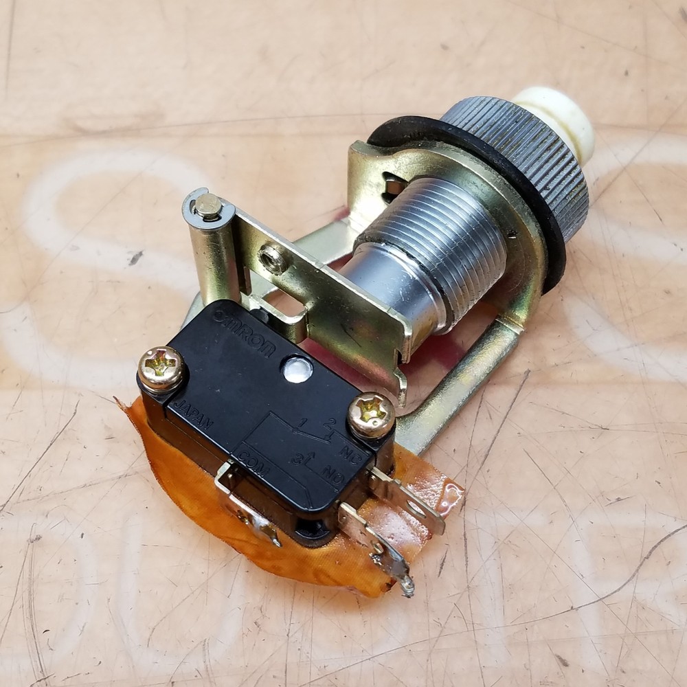 Omron Type VAP White Push Button Switch - USED