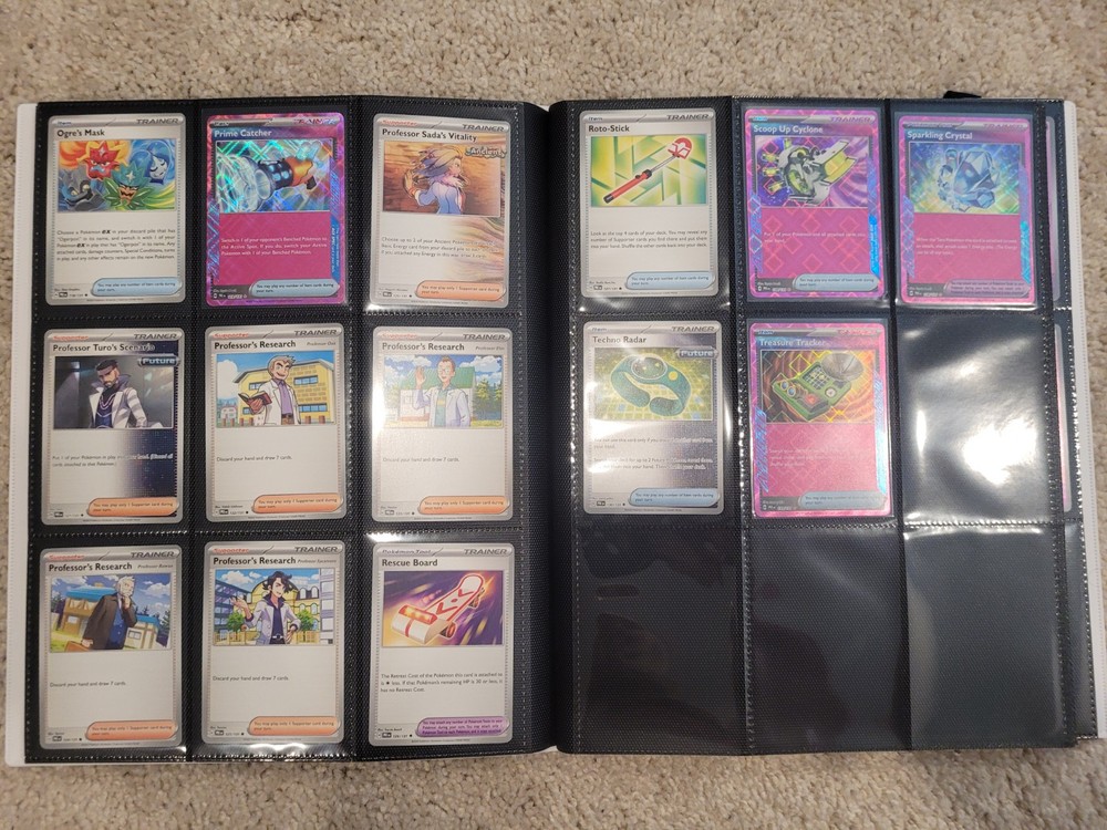 Prismatic Evolutions Complete Base Set (1-131) In Binder