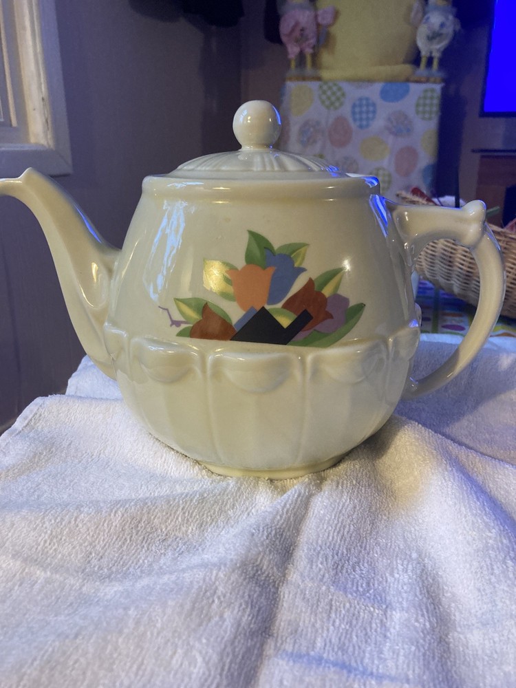 Vintage Enterprise Ceramic Coffee Pot