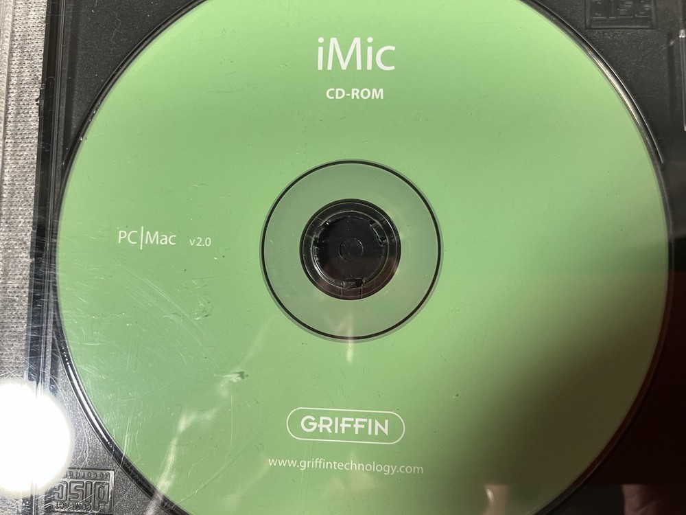 Griffin iMic USB Audio Interface PC/Mac v2.0 w/CD & Cables